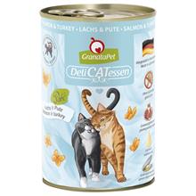 Bild Ekonomipack: GranataPet DeliCatessen 12 x 400 g - Lax & kalkon