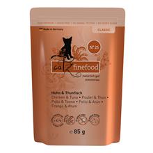 Bild Ekonomipack: catz finefood i portionspåse 16 x 85 g - Kyckling & tonfisk