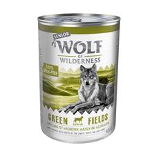 Bild Wolf of Wilderness Senior 6 x 400 g - Green Fields - Lamb & Chicken