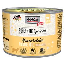 Bild Ekonomipack: MAC's Cat Mono Sensitive 12 x 200 g - Kalkon