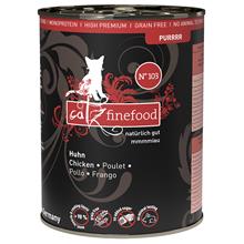 Bild Ekonomipack: catz finefood Purrrr 12 x 400/375 g - No. 103 kyckling (12 x 400 g)