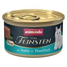 Bild Animonda Vom Feinsten Adult 12 x 85 g - Kyckling + Tonfisk