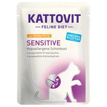 Bild Kattovit Sensitive Pouch - 24 x 85 g Kyckling & kalkon