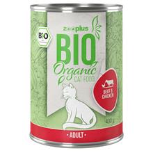 Bild zooplus Bio Nötkött & kyckling 6 x 400 g