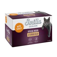 Bild Smilla Sterilised portionsform 6 x 100 g - Kalkon Pur