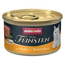 Bild Animonda Vom Feinsten Adult 12 x 85 g - Kyckling + Kanin