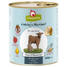 Bild Blandpack: GranataPet Liebling's Mahlzeit 6 x 800 g - Blandpack I (6 sorter)