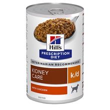 Bild Hill's Prescription Diet k/d Kidney Care Chicken hundfoder - Ekonomipack: 24 x 370 g