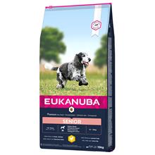 Bild Eukanuba Caring Senior Medium Breed Chicken - Ekonomipack: 2 x 15 kg