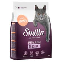 Bild Smilla Adult Sensitive Grain Free Lax - Ekonomipack: 2 x 4 kg