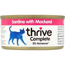 Bild Ekonomipack: Thrive Complete 24 x 75 g - Sardiner & makrill