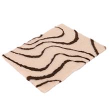 Bild Vetbed® Isobed SL Wave hundfilt - creme/brun - L 100 x B 75 cm