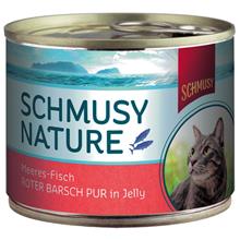 Bild Ekonomipack: Schmusy Nature Fish 24 x 185 g - Röd abborre Pur