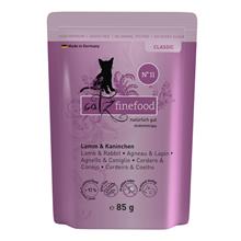 Bild Ekonomipack: catz finefood i portionspåse 16 x 85 g - Lamm & kanin