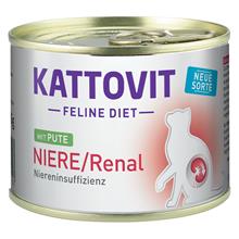 Bild Kattovit Renal (njursvikt), 185 g 12 x 185 g Kalkon