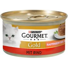 Bild 24 + 12 på köpet! 36 x 85 g Gourmet Gold - Raffinerad Ragout - Nötkött