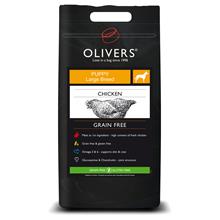 Bild Olivers Large Breed Start Grain Free Chicken - 12 kg