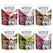 Bild Blandpack: Wolf of Wilderness våtfoder 6 x 300 g portionspåse: Soft & Strong - Lamb, Beef, Rabbit, Veal