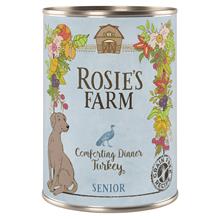 Bild Ekonomipack: Rosie's Farm Senior 24 x 400 g  - Senior: Turkey