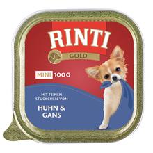 Bild Ekonomipack: 48 x 100 g RINTI Gold Mini - Kyckling & gås