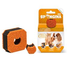 Bild Mugue Spongina Pet gummisvamp för borttagning av djurhår - L 10 x B 9,5 x H 4,5 cm