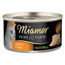 Bild Miamor Fine Filets Naturelle 6 x 80 g - Kyckling & pumpa