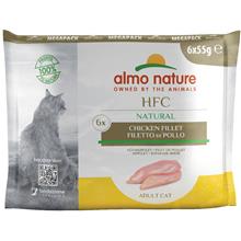 Bild Ekonomipack: Almo Nature HFC Natural Pouch 24 x 55 g  - Kycklingfilé