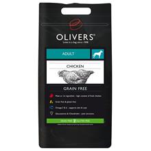 Bild Olivers Adult Medium Breed Grain Free Chicken - 12 kg