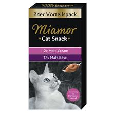 Bild Miamor Cat Snack Malt Cream & Malt Cheese Multibox - 48 x 15 g