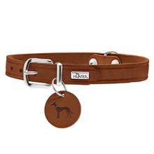 Bild HUNTER Aalborg, cognac hundhalsband - Stl. S: 32-38 cm halsomfång