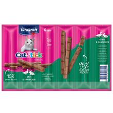 Bild Vitakraft Cat Stick Mini Ekonomipack: 24 x 6 g Anka & kanin
