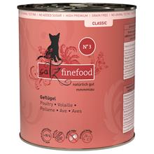 Bild Ekonomipack: catz finefood på burk 24 x 800 g - Fjäderfä