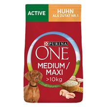 Bild Purina One Medium/Maxi Active Chicken - Ekonomipack: 2 x 7 kg