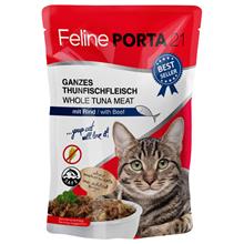 Bild Feline Porta 21 portionspåsar 6 x 100 g - Tonfisk med aloe - spannmålsfritt