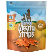 Bild Barkoo Meaty Strips - Chicken Breast - Ekonomipack: 12 x 180 g