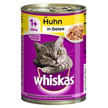 Bild Whiskas 1+ burkar 12 x 400 g - 1+ Kyckling i gelé