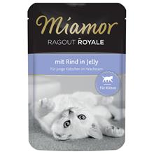 Bild Miamor Ragout Royale Kitten 22 x 100 g - Nötkött