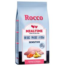 Bild Ekonomipack: 2 x 12 kg Rocco Mealtime - Sensitive - Turkey & Chicken