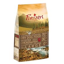 Bild Purizon Large Adult Chicken & Fish - Grain Free - Ekonomipack: 2 x 12 kg