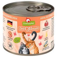 Bild Ekonomipack: GranataPet DeliCatessen 24  x 200 g - Kalv & kanin