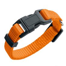 Bild HUNTER London halsband, orange - Vario Basic stl. S: 24-36 cm halsomfång, B 10 mm