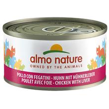 Bild Ekonomipack: Almo Nature 24 x 70 g - Kyckling & lever