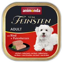 Bild Animonda Vom Feinsten Adult spannmålsfritt 6 x 150 g - Nötkött & kalkonhjärta