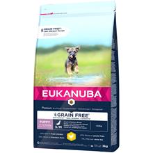 Bild Eukanuba Grain Free Puppy Small / Medium Breed Chicken - Ekonomipack: 2 x 3 kg