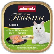 Bild Animonda vom Feinsten Adult med gourmetfyllning 6 x 100 g Kalkon, kycklingbröst & örter