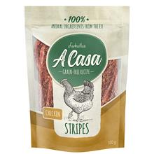 Bild Lukullus A Casa Stripes Chicken Ekonomipack: 3 x 100 g