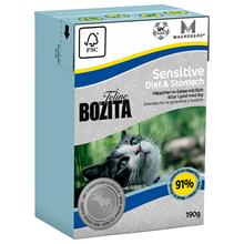 Bild Ekonomipack: Bozita Feline Funktion 32 x 190 g - Sensitive Diet & Stomach