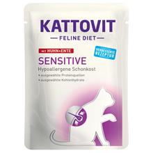 Bild Kattovit Sensitive Pouch - 6 x 85 g Kyckling & anka