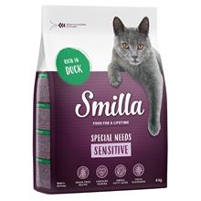 Bild Smilla Adult Sensitive Grain Free Anka - Ekonomipack: 2 x 4 kg