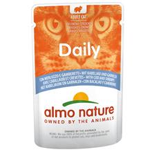 Bild Ekonomipack: Almo Nature Daily Menu Pouch 12 x 70 g - Torsk och räkor